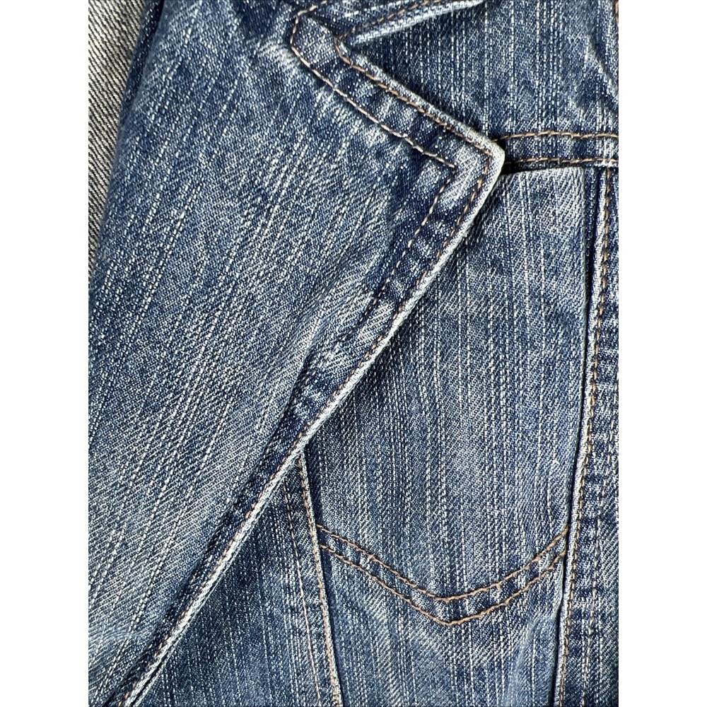 Carols Denims Vest‎ Sz Large Metal Buttons - Picture 8 of 16